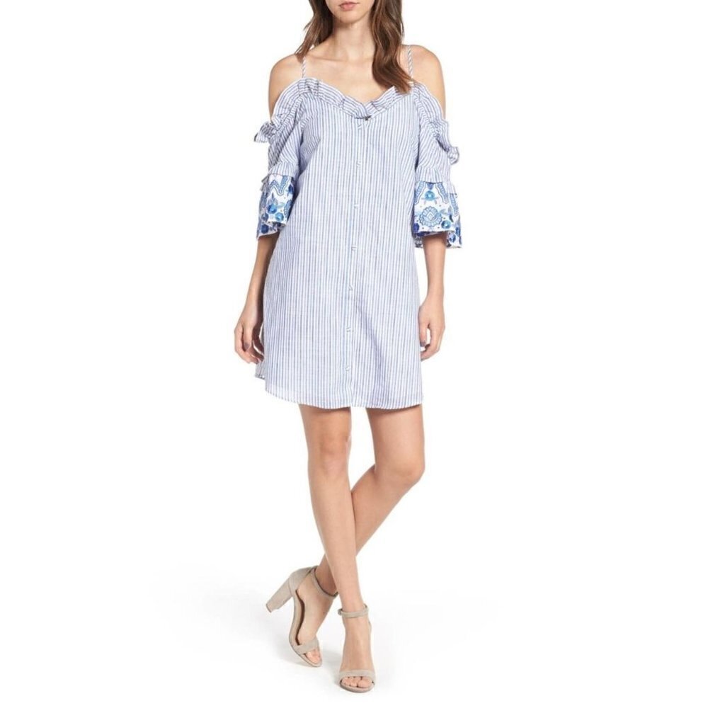 Parker Keegan Cold Shoulder Dress - XS